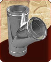 Тройник на трубу из нержавеющей стали